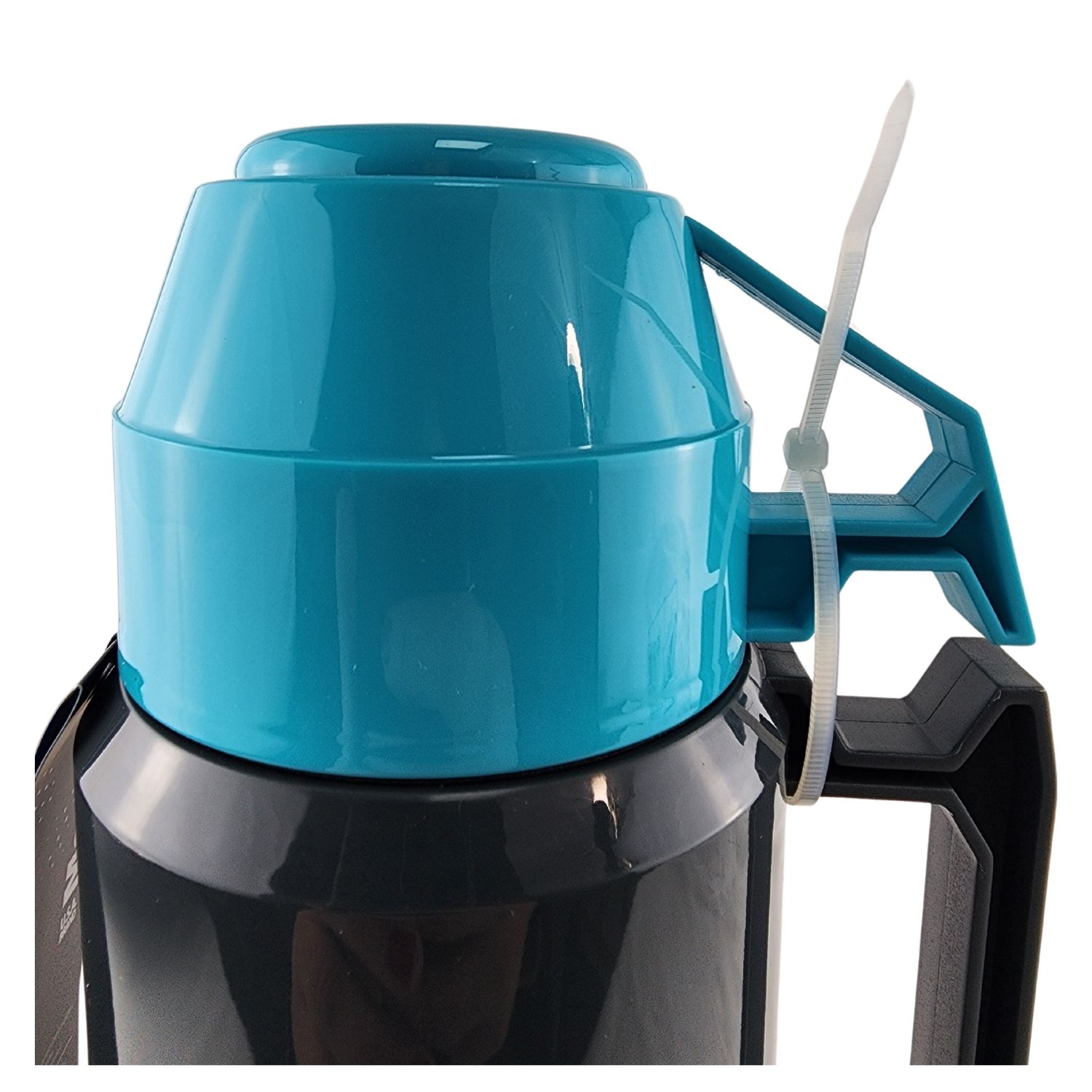 TERMO MEGA 1L NEW MEGATEMP BEBIDAS CALIENTES FRIAS CON TAZAS CELESTE - 6