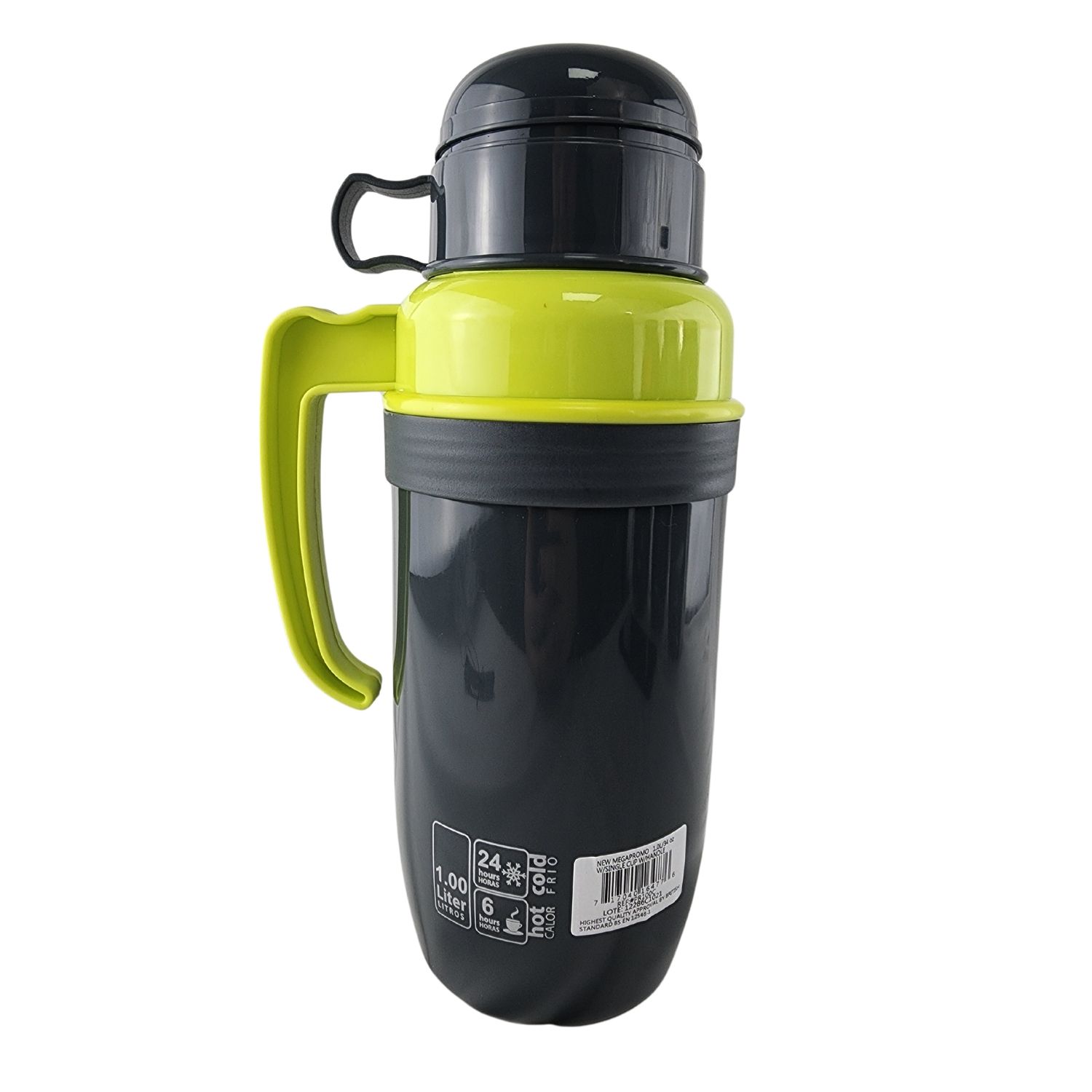 TERMO NEW MEGA 1L PARA LIQUIDOS CALIENTES FRIOS VERDE - 3