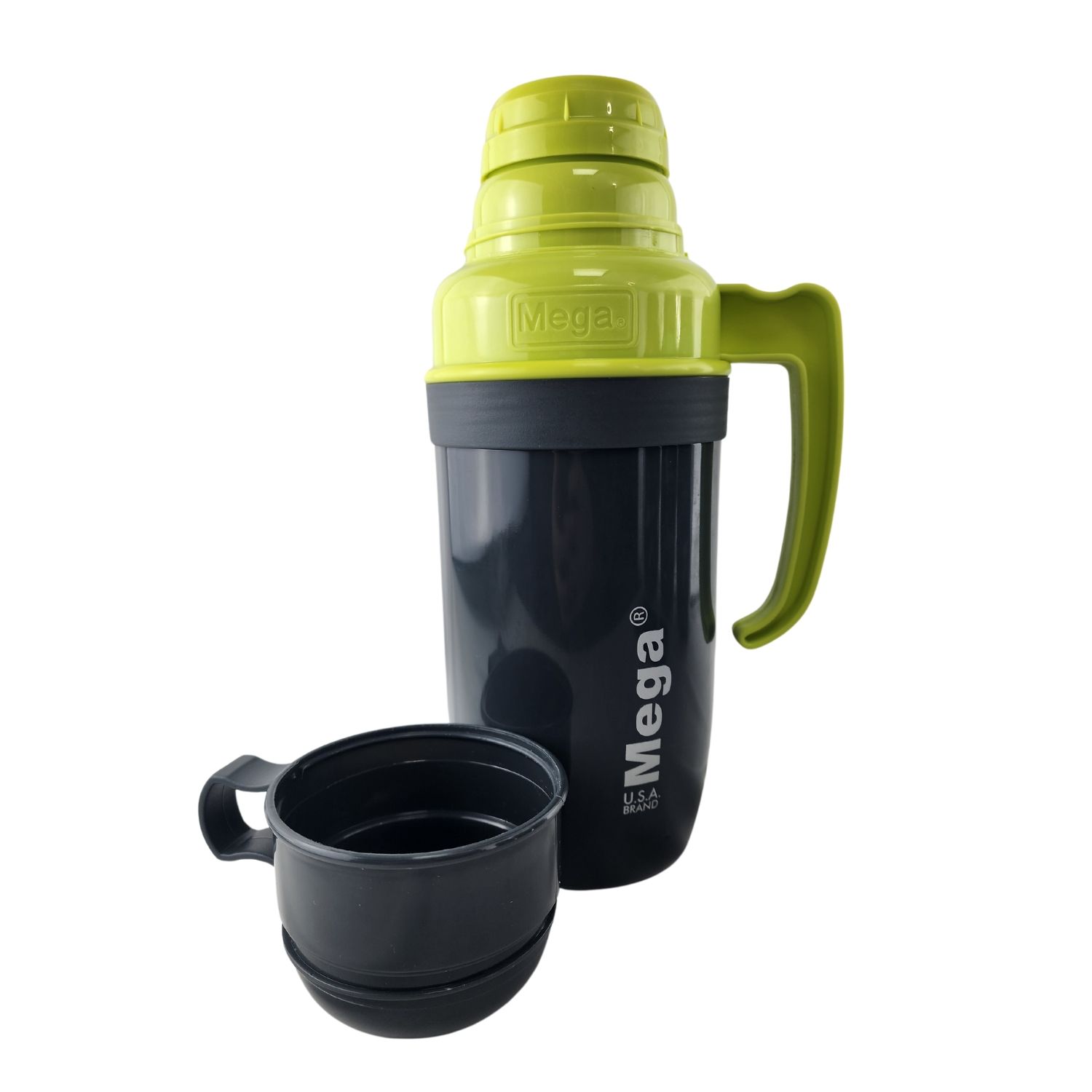 TERMO NEW MEGA 1L PARA LIQUIDOS CALIENTES FRIOS VERDE - 7