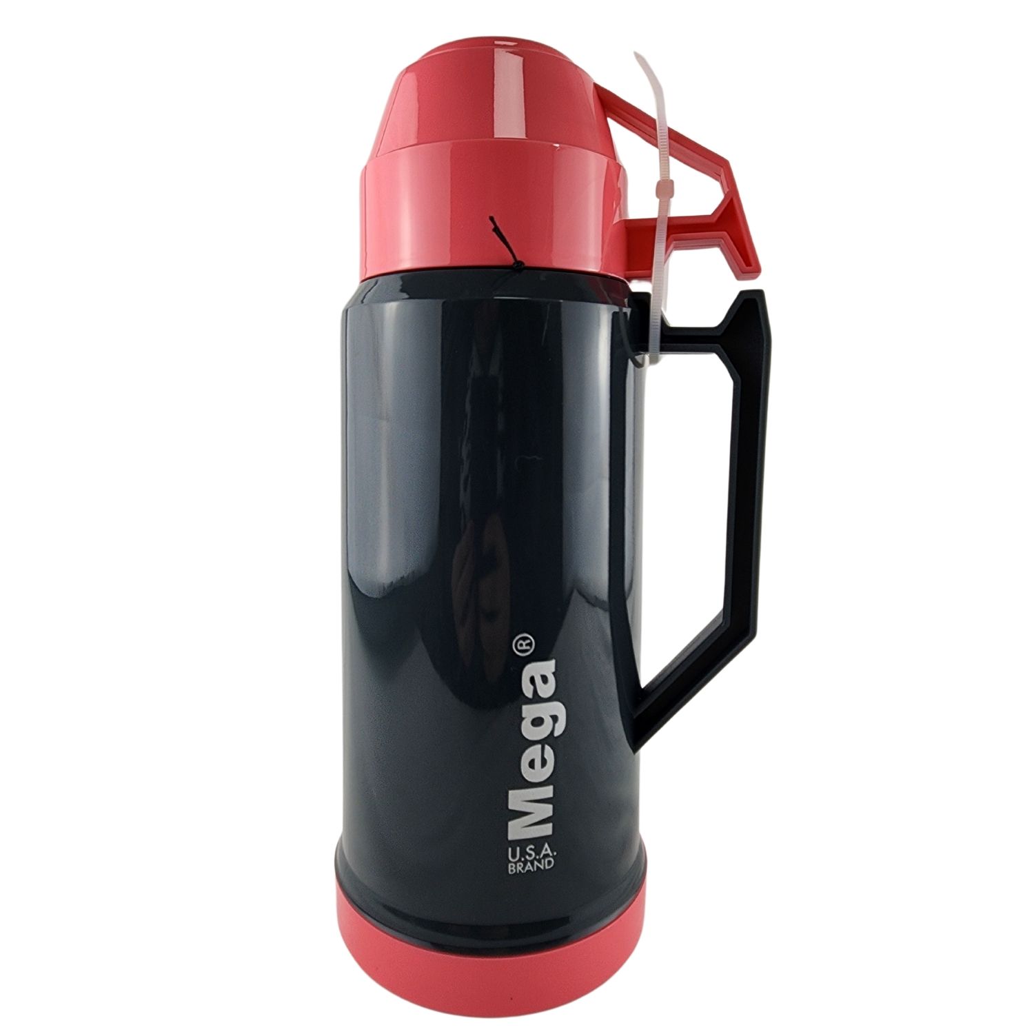 TERMO MEGA 1L NEW MEGATEMP BEBIDAS CALIENTES FRIAS CON TAZAS ROSA - 2