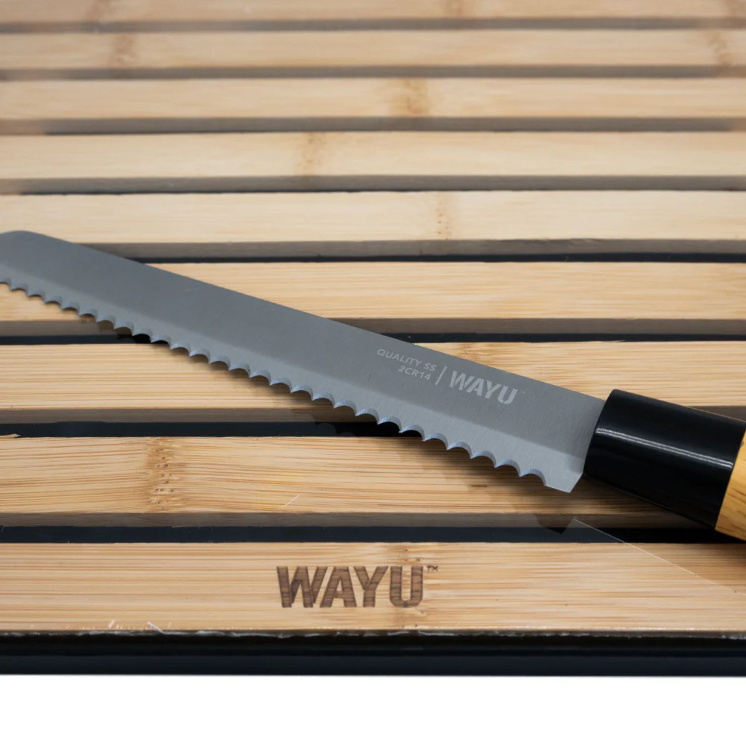 SET TABLA CUCHILLO SIERRA PAN WAYU ANTIMIGAS - 2