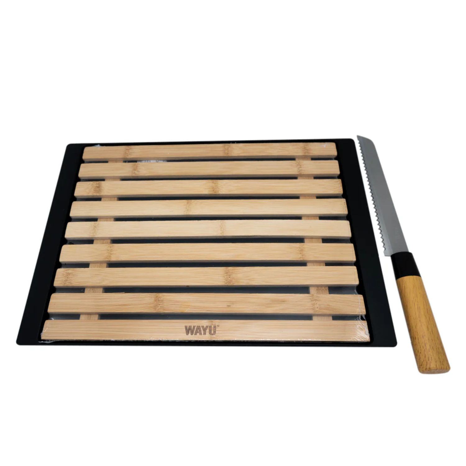 SET TABLA CUCHILLO SIERRA PAN WAYU ANTIMIGAS - 3
