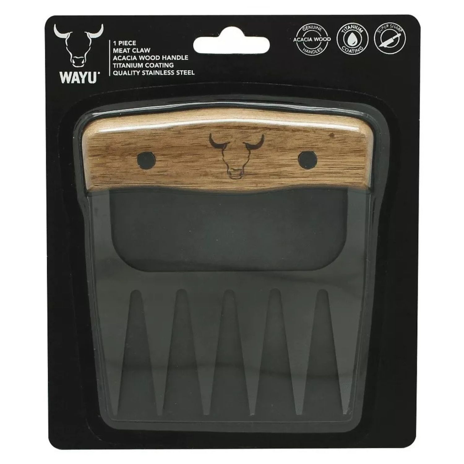 GARRA PARA CARNE WAYU MEAT CLAW ACERO INOXIDABLE PARRILLA - 4