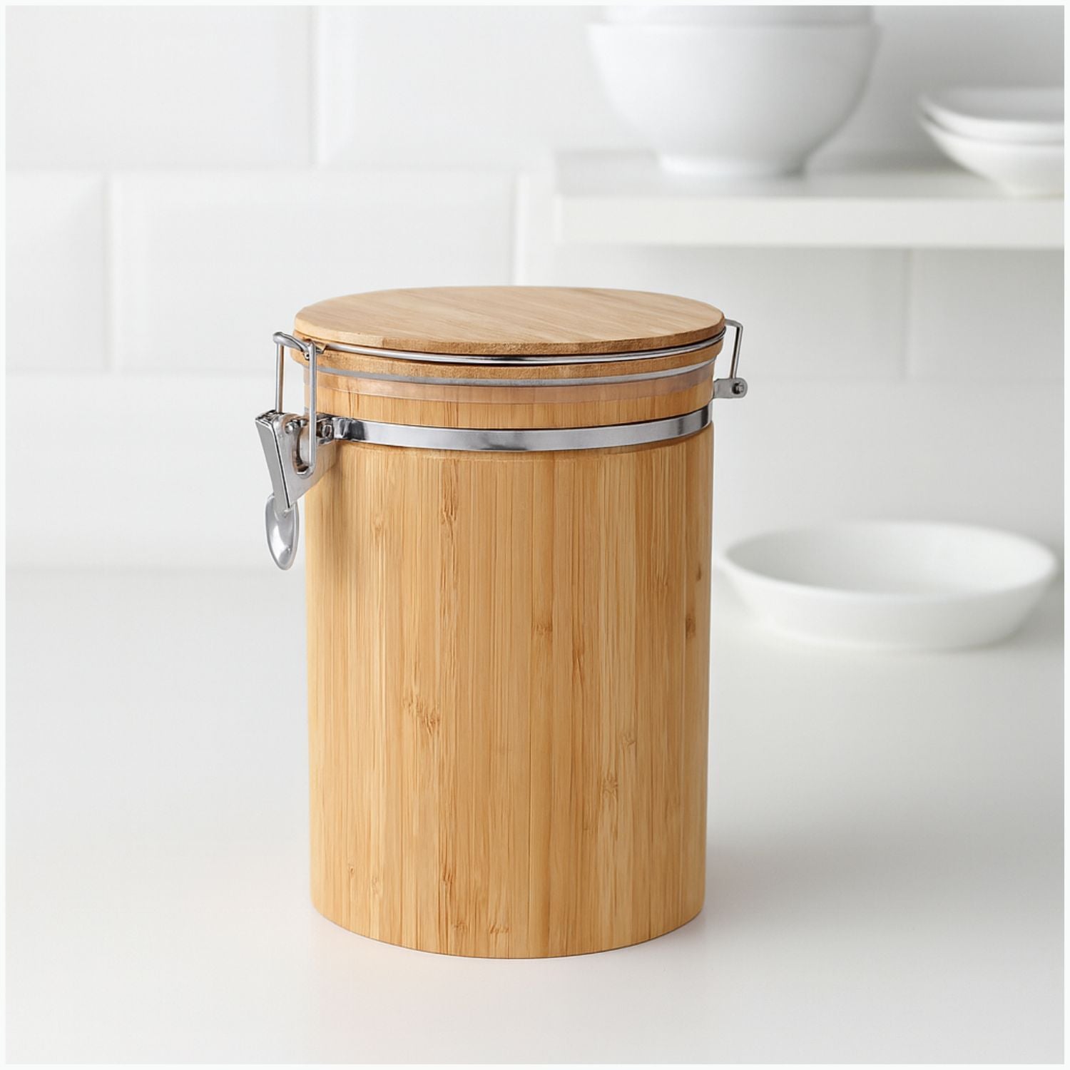 RECIPIENTE HERMETICO CONTENEDOR PARA ALIMENTOS DE BAMBU - 2