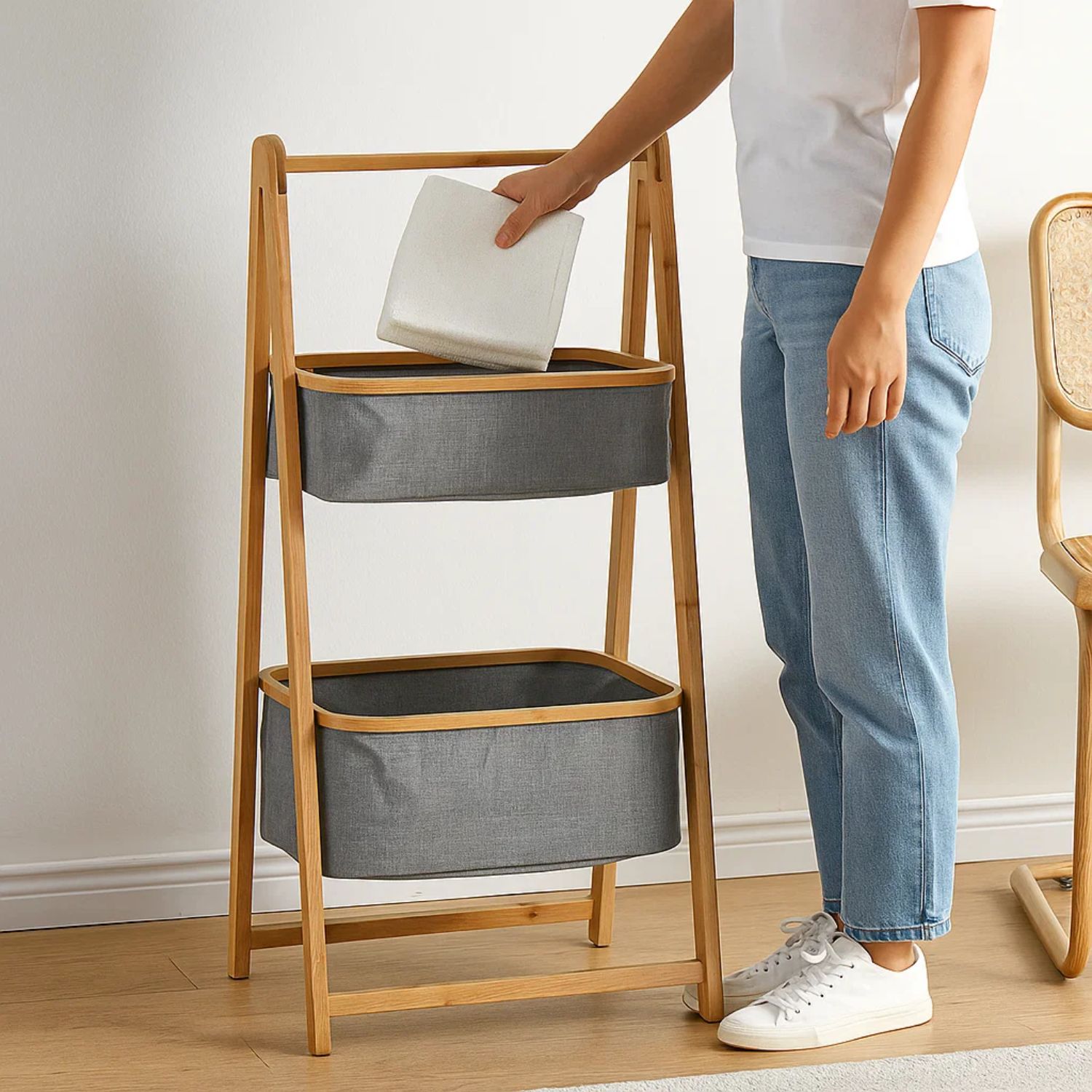 ORGANIZADOR ALMACENAMIENTO 2 NIVELES ESTANTE DE COCINA - 3
