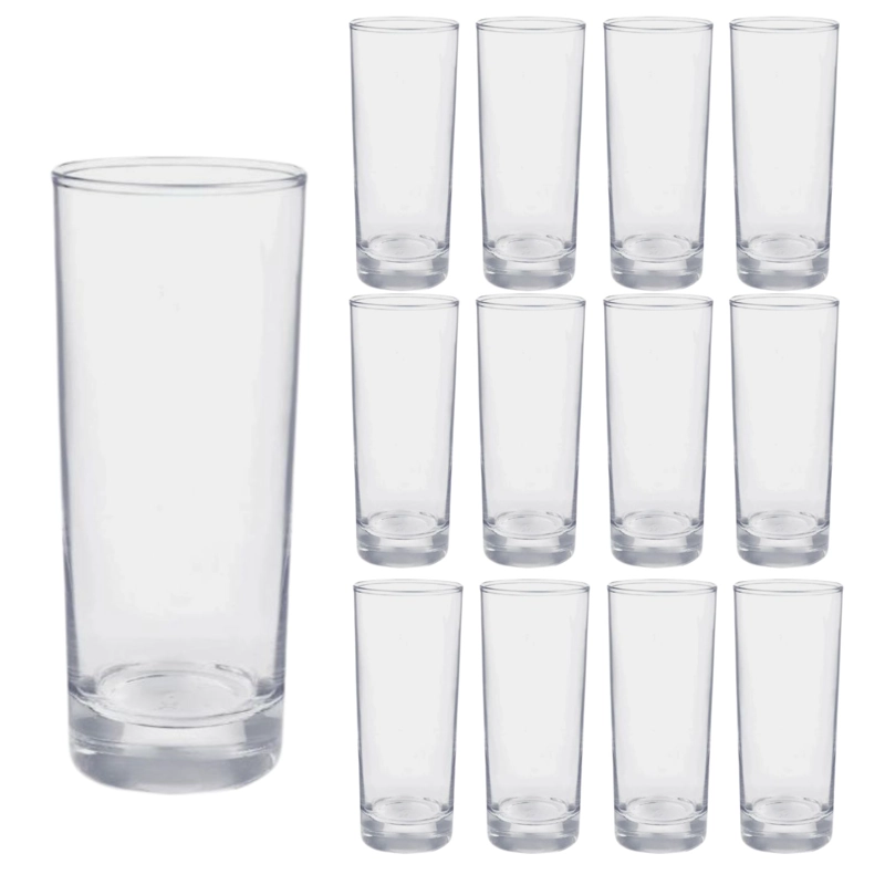 SET 12 VASOS LEXINGTON ALTOS 334ML CRISTAR ELEGANTE VIDRIO - 1