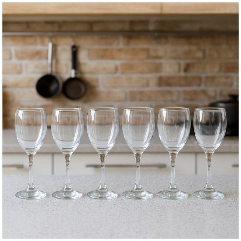 PACK DISPLAY 6 COPAS PARA VINO TINTO 300ML MODELO VERSALLES - 1