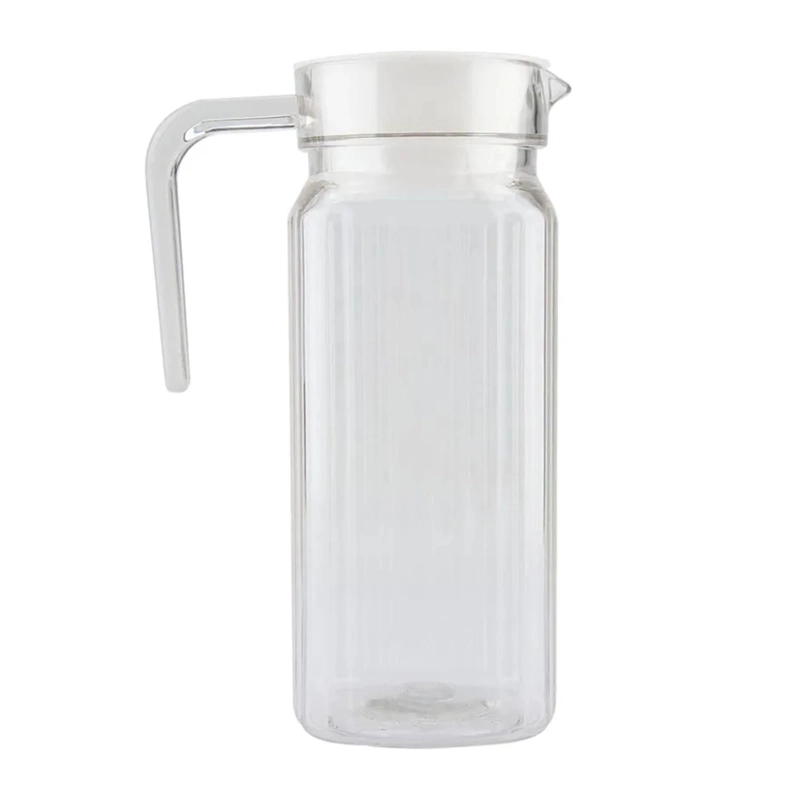 JARRA DE VIDRIO AGUA JARRA DE JUGO JARRA CON TAPA VINTAGE 1 LITRO - 2