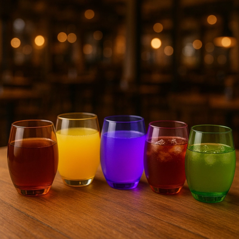 SET 18 VASOS COPAS VIDRIO FULL COLOR CRISTAR CELEBRACIONES - 4