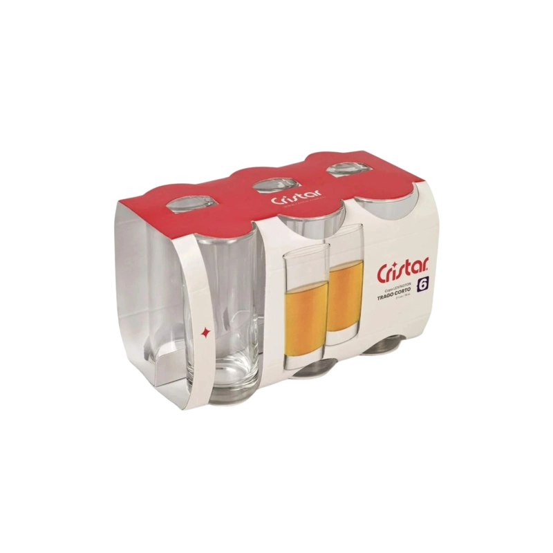 SET 6 VASOS TRAGO CORTO LEXINGTON DE 74ML TEQUILA TRAGOS - 4
