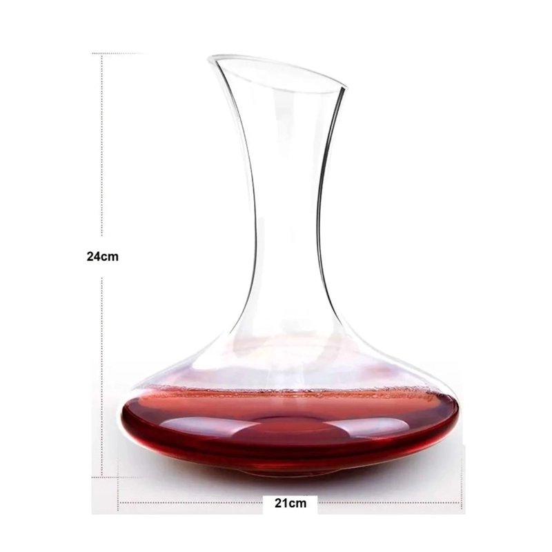 DECANTADOR PARA VINO AIREADOR VINO DE VIDRIO AIREADOR 1500ML - 4