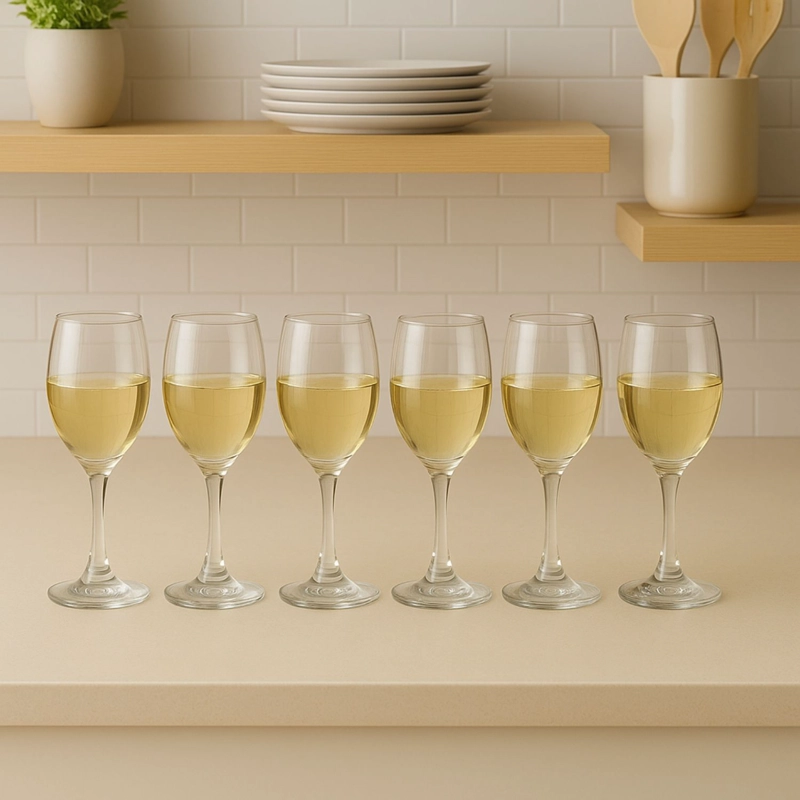 SET 18 COPAS VASOS VIDRIO TRANSPARENTE CRISTAR CELEBRACIONES - 4