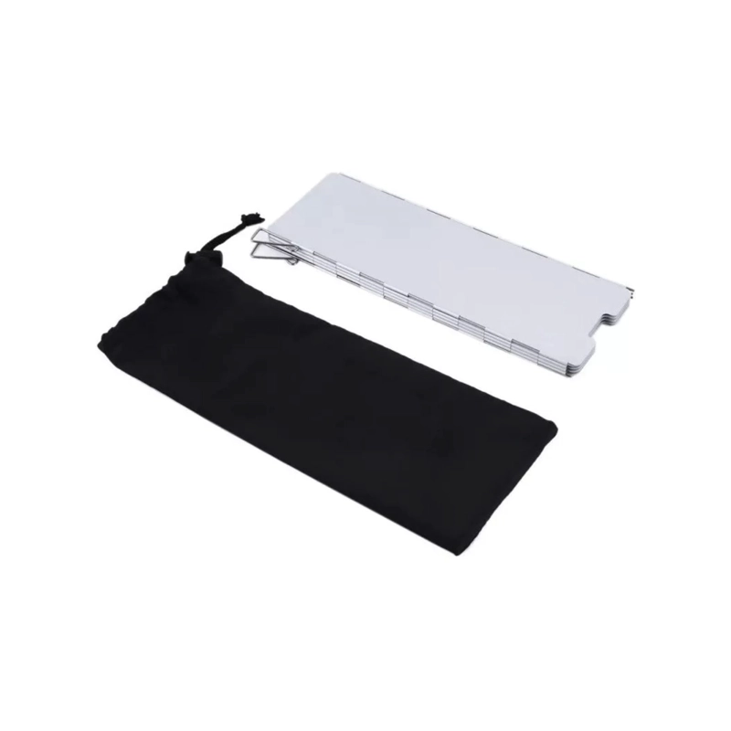 PROTECTOR DE VIENTO PARA COCINILLA PORTATIL CAMPING 84X24CM - 2