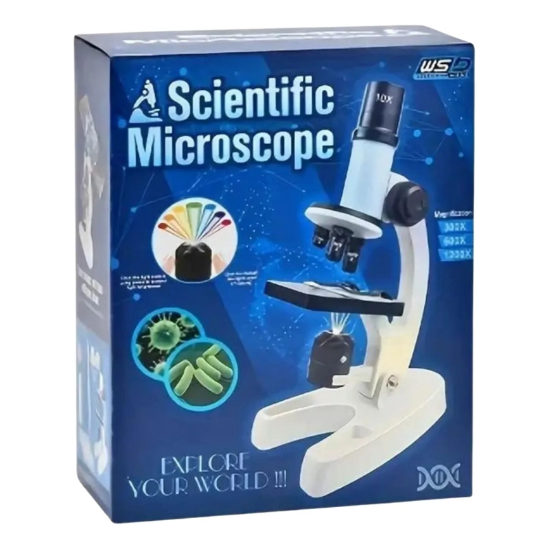 KIT DE CIENCIA PARA NIÑOS MICROSCOPIO JUGUETE EDUCATIVO - 3