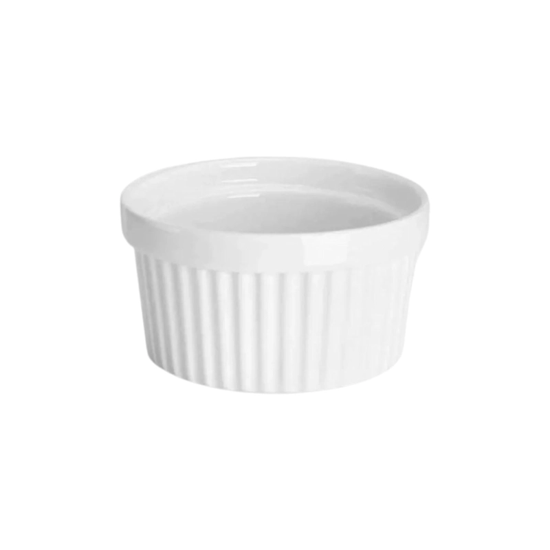 POCILLO RAMEKIN CUENCO CERAMICA BLANCO 10CM COCINA HORNO - 1