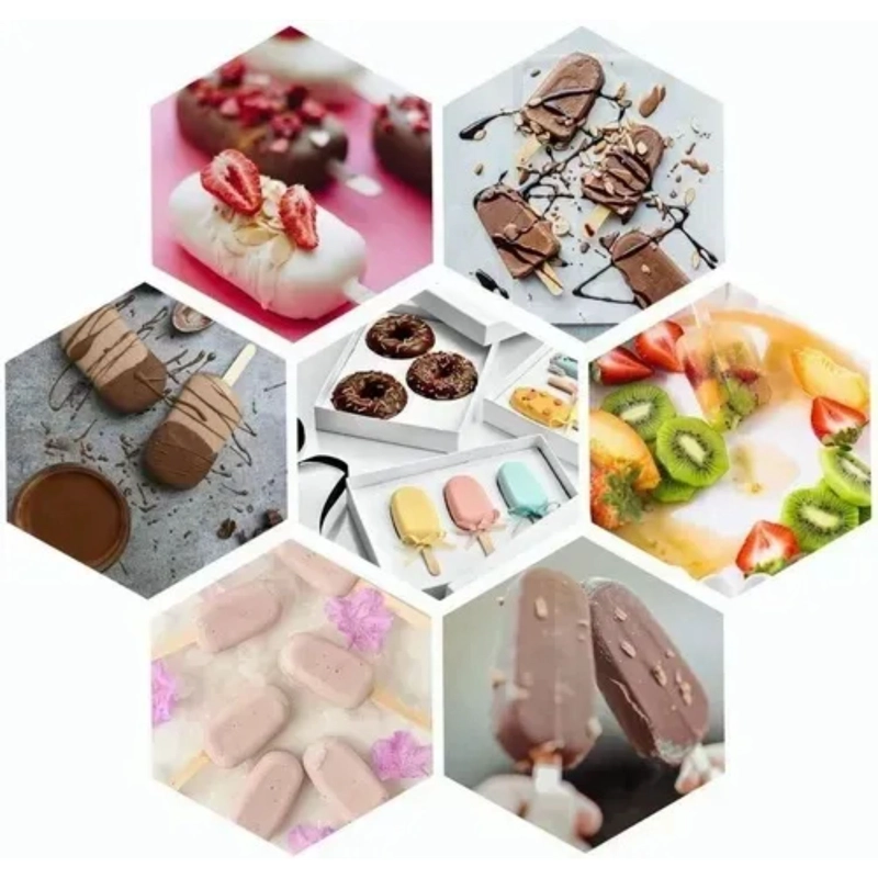 MOLDE SILICONA HELADO PALETAS CON 4 CAVIDADES REPOSTERIA - 2