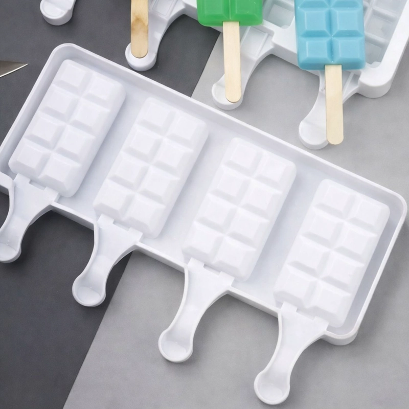 MOLDE SILICONA PARA HELADOS FORMA CUBITOS SURTIDO REPOSTERIA - 4