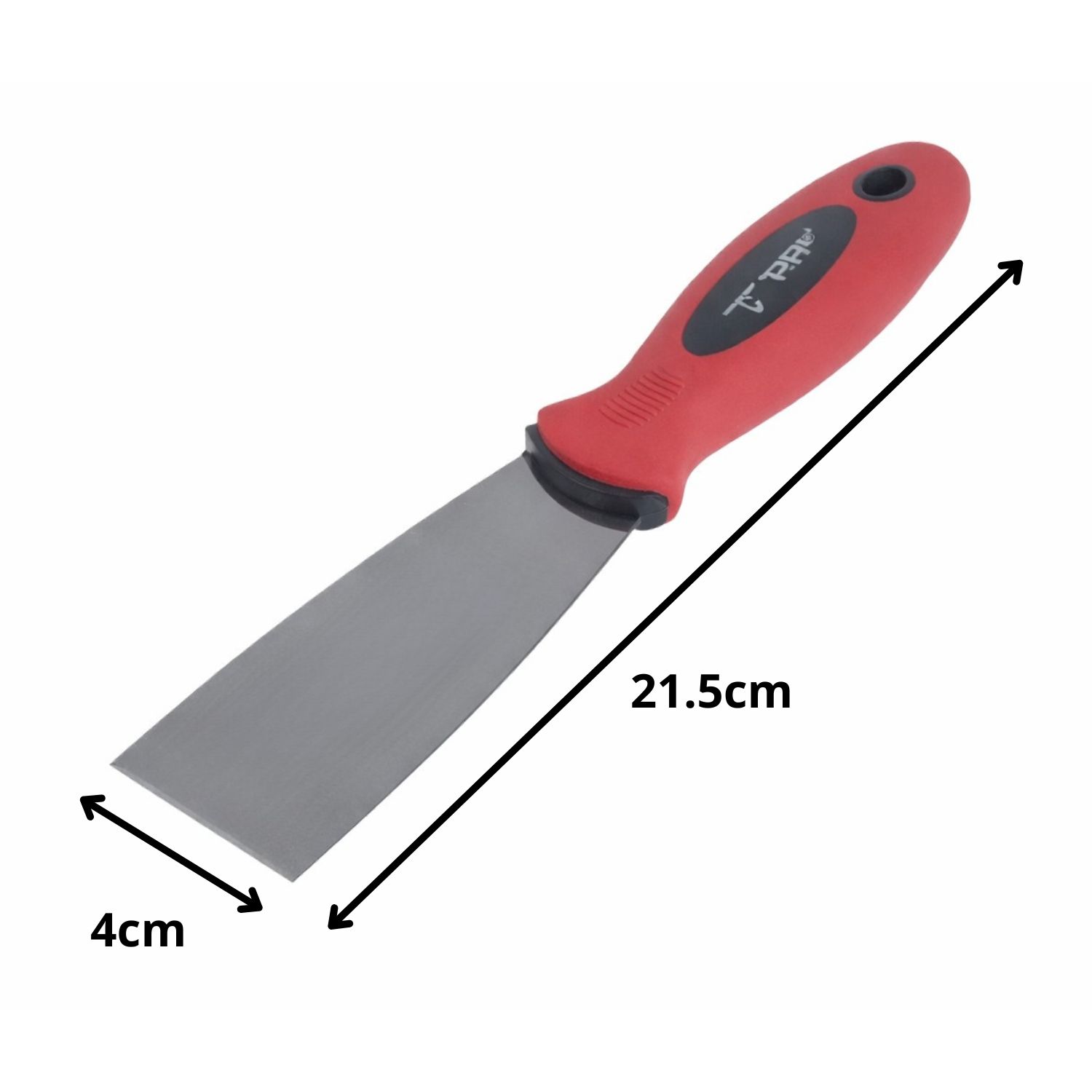 ESPATULA MANGO SILICONA METAL HERRAMIENTA MANUAL 21 CM - 2