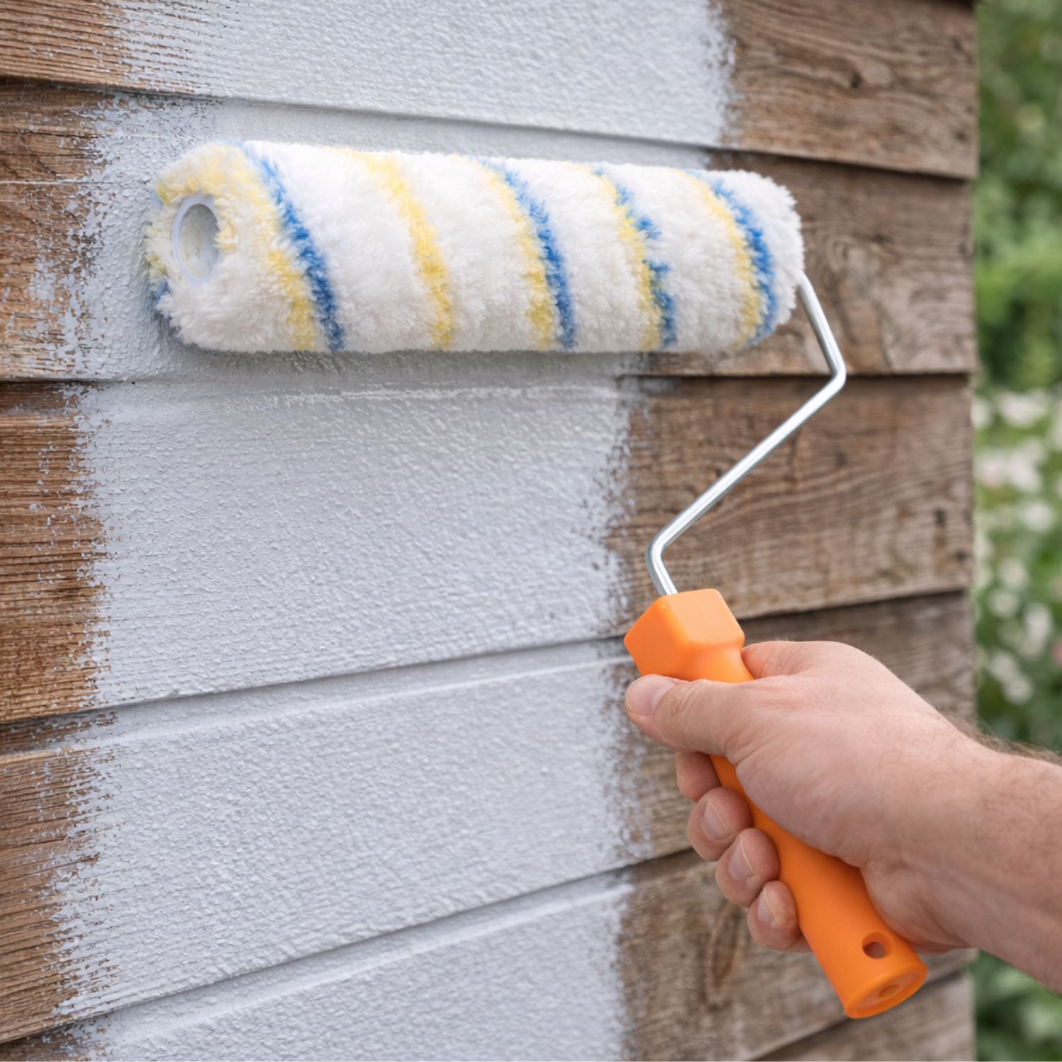SET 12 RODILLOS CHIPORRO MANGO PLASTICO 26X35CM PARA PINTAR - 5