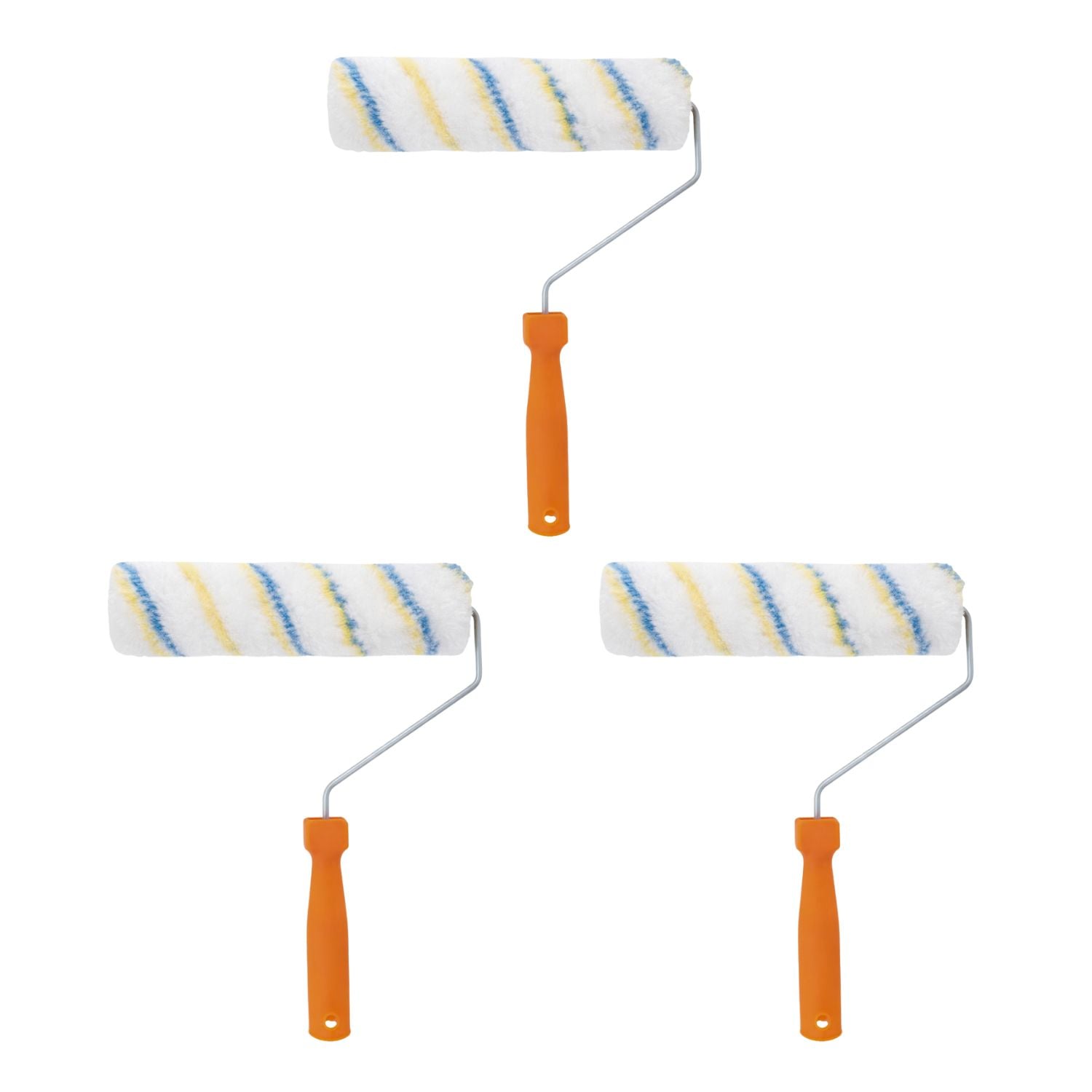 SET 3 RODILLOS CHIPORRO MANGO PLASTICO 33X23CM PARA PINTAR - 1