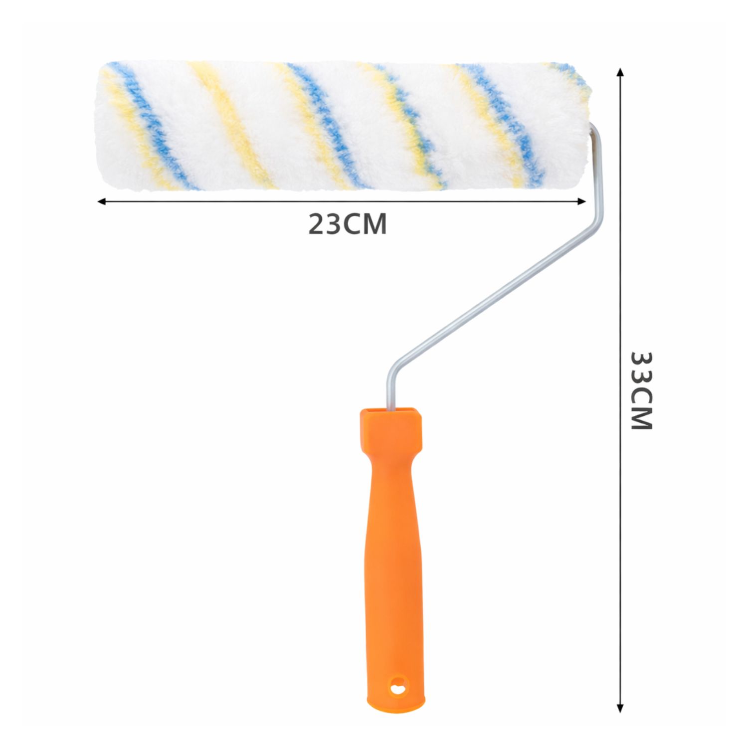 SET 6 RODILLOS CHIPORRO MANGO PLASTICO 33X23CM PARA PINTAR - 3