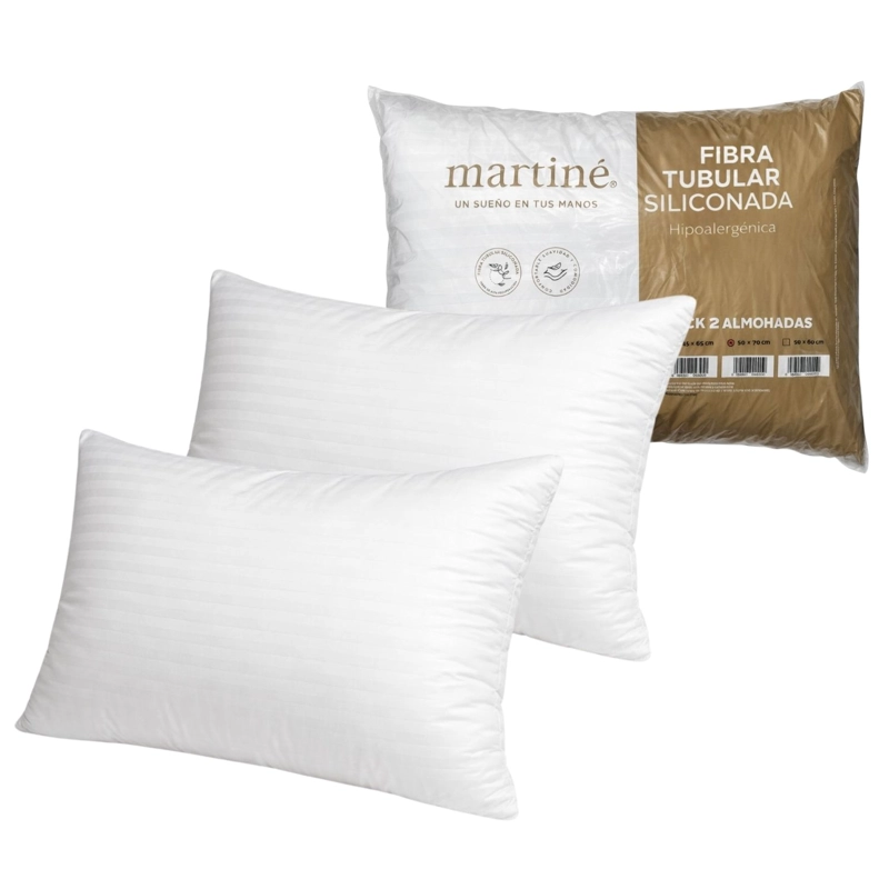 PACK 2 ALMOHADAS ESTANDAR MARTINE  50X70CM POLIESTER - 1