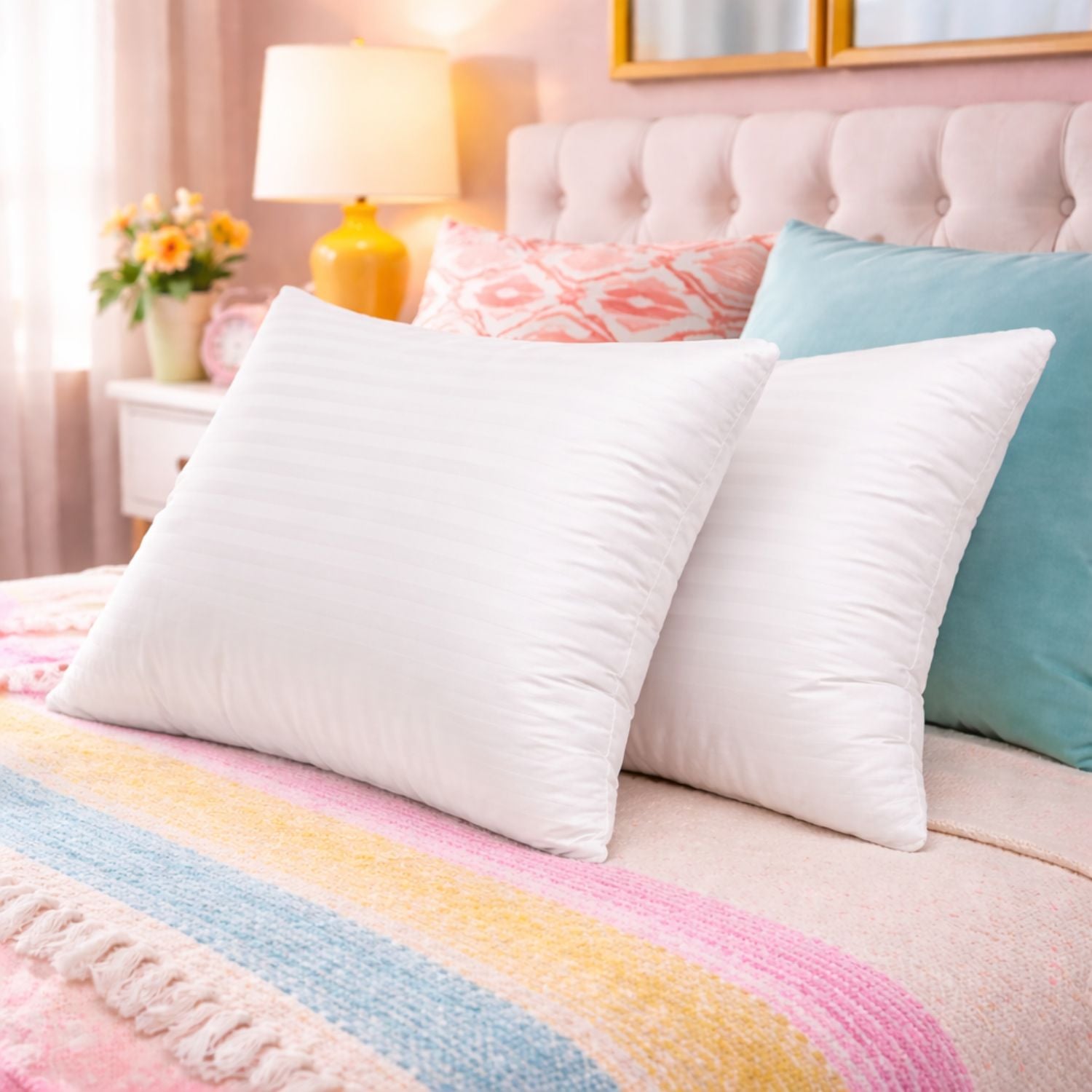 PACK 2 ALMOHADAS ESTANDAR MARTINE  50X70CM POLIESTER - 2