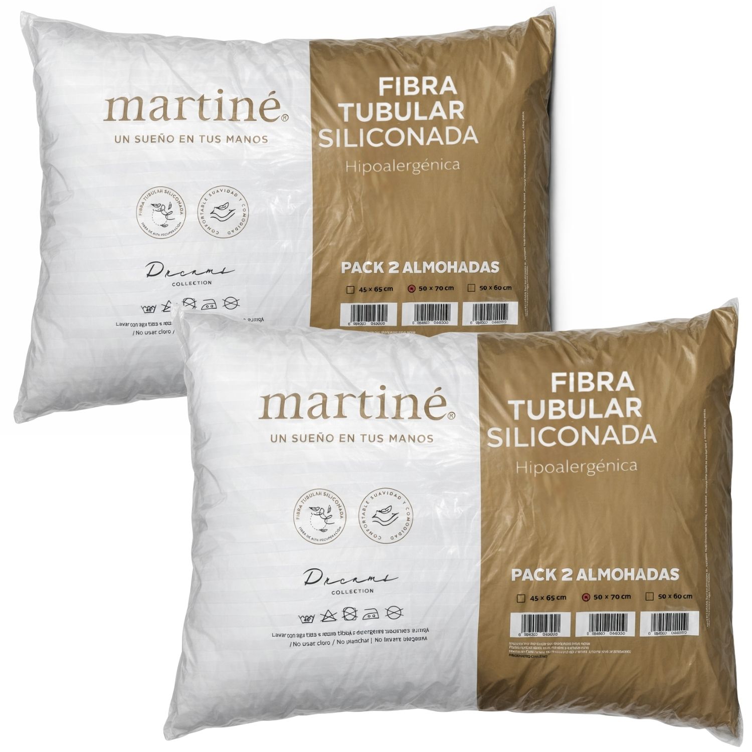 SET 4 ALMOHADAS ESTANDAR MARTINE  50X70CM POLIESTER - 6