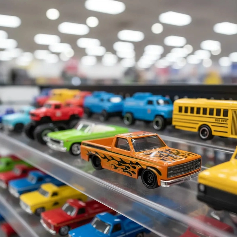 HOT WHEELS XL 83 CHEVY SILVERADO NARANJA LLAMAS 1/43 2026 - 4