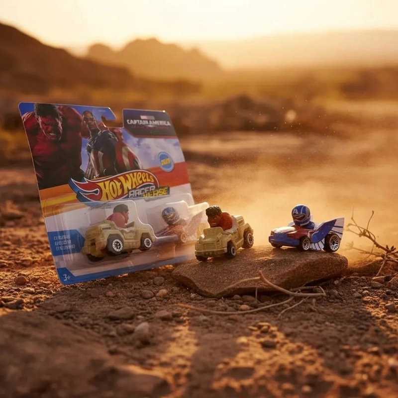 HOT WHEELS RACERVERSE 2025 RED HULK Y CAPITAN AMERICA - 5