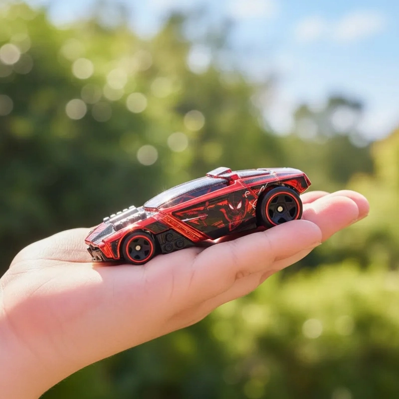 HOT WHEELS SILVER SERIES 3/5 ROGUE HOG MILES MORALES MARVEL - 3