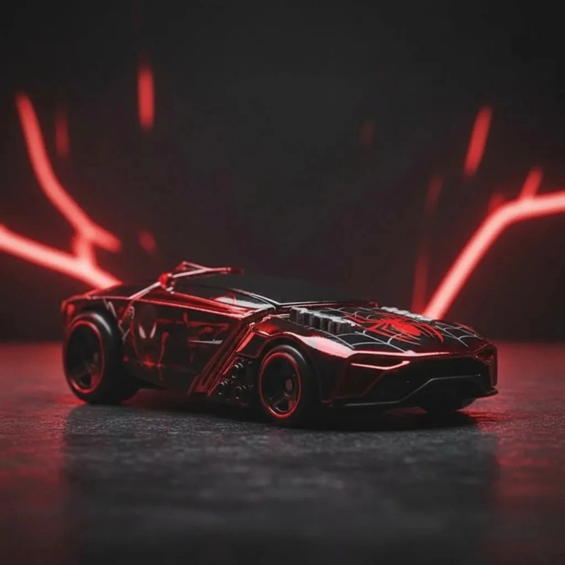 HOT WHEELS SILVER SERIES 3/5 ROGUE HOG MILES MORALES MARVEL - 4