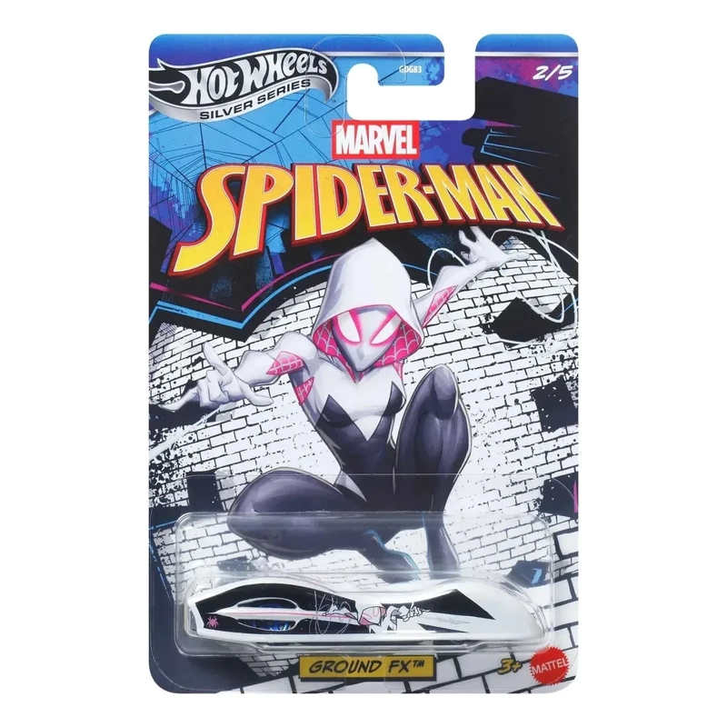 HOT WHEELS SILVER SERIES 2/5 GROUND FX GWEN MARVEL - 1