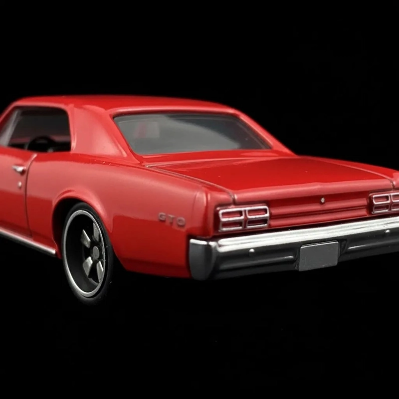 PONTIAC GTO 66 HOT WHEELS SILVER 1/64 - 6