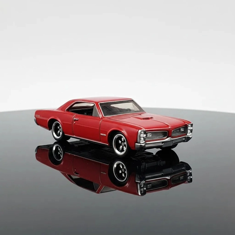 PONTIAC GTO 66 HOT WHEELS SILVER 1/64 - 8