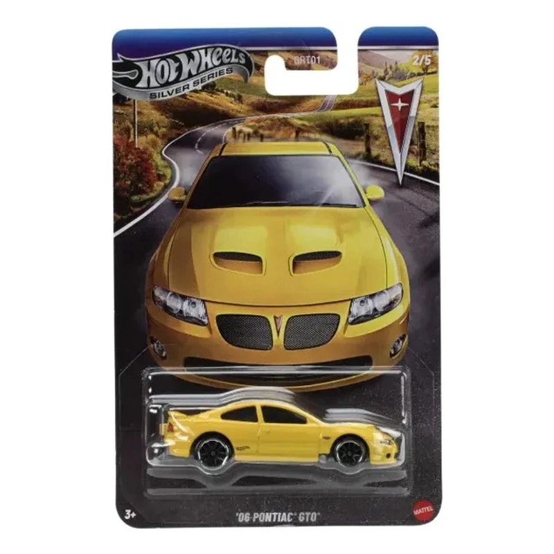 PONTIAC SERIES 2006 PONTIAC GTO HOT WHEELS SILVER 1/64 - 1