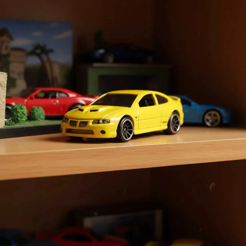 PONTIAC SERIES 2006 PONTIAC GTO HOT WHEELS SILVER 1/64 - 7