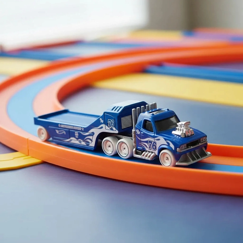 CAMION TRANSPORTADOR FLEET SEMI RODGER DODGER HOT WHEELS TRACK FLEET - 3