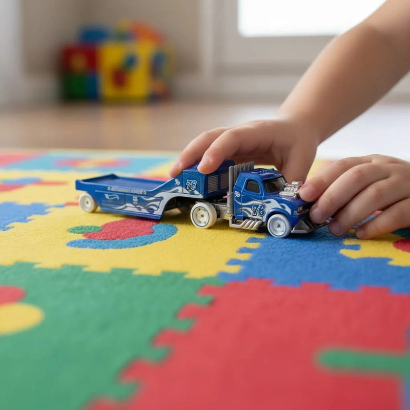 CAMION TRANSPORTADOR FLEET SEMI RODGER DODGER HOT WHEELS TRACK FLEET - 4