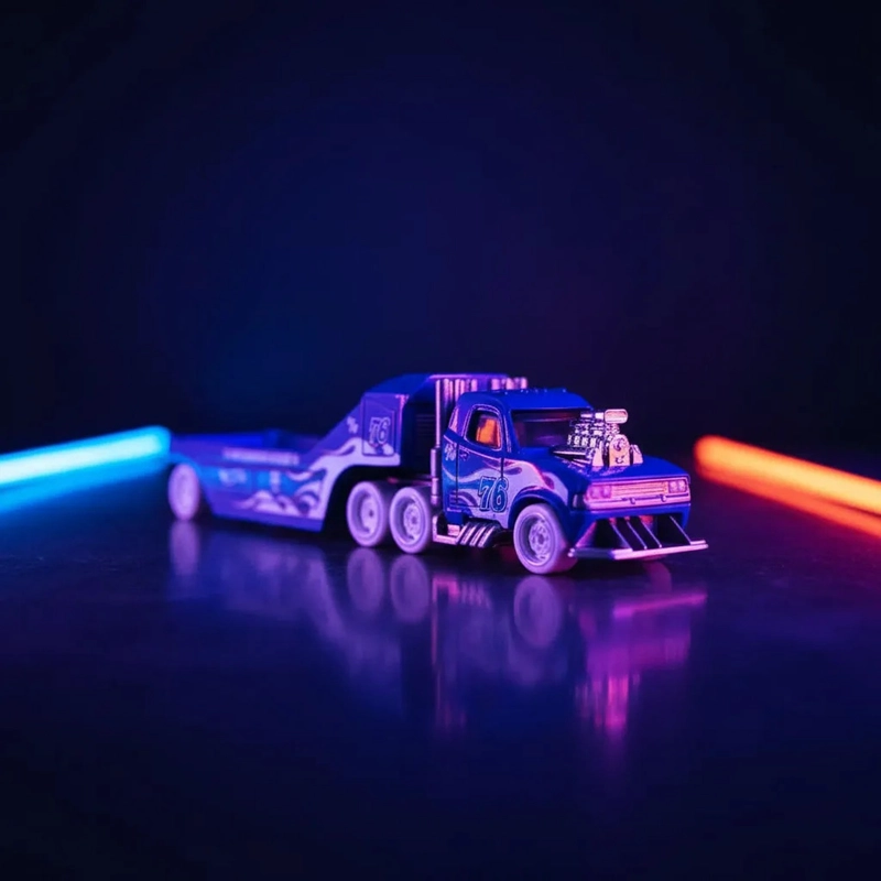 CAMION TRANSPORTADOR FLEET SEMI RODGER DODGER HOT WHEELS TRACK FLEET - 6