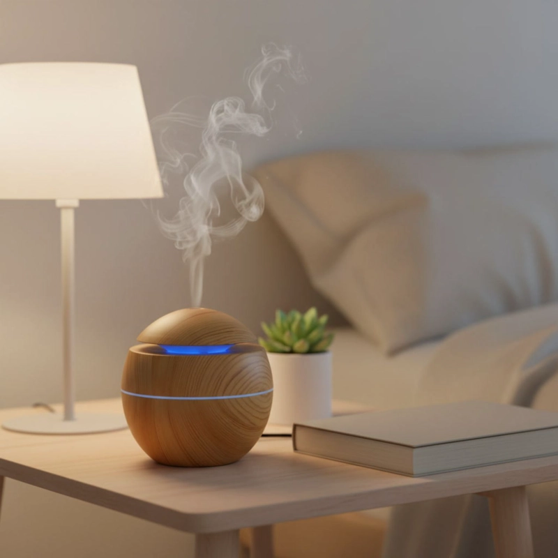 PACK HUMIDIFICADOR 12 ESCENCIAS ASPECTO MADERA CLARO RELAJACION - 6