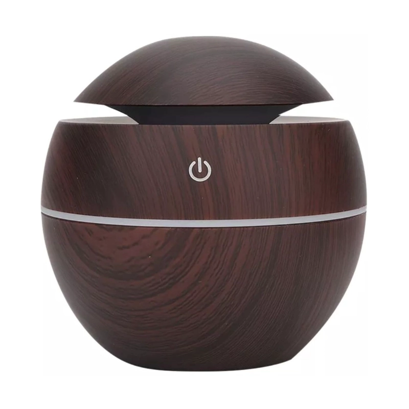 HUMIDIFICADOR DIFUSOR DE ESCENCIAS ASPECTO MADERA OSCURO RELAJACION - 1