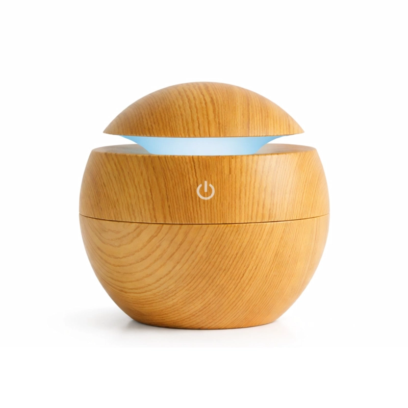 HUMIDIFICADOR DIFUSOR DE ESCENCIAS ASPECTO MADERA CLARO RELAJACION - 1