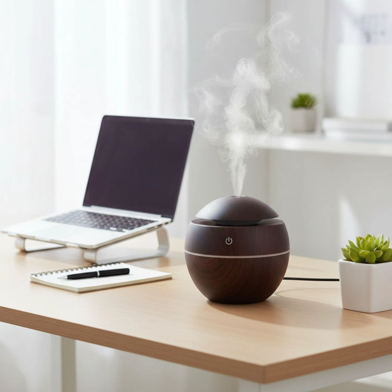 PACK HUMIDIFICADOR 12 ESCENCIAS ASPECTO MADERA OSCURO RELAJACION - 2