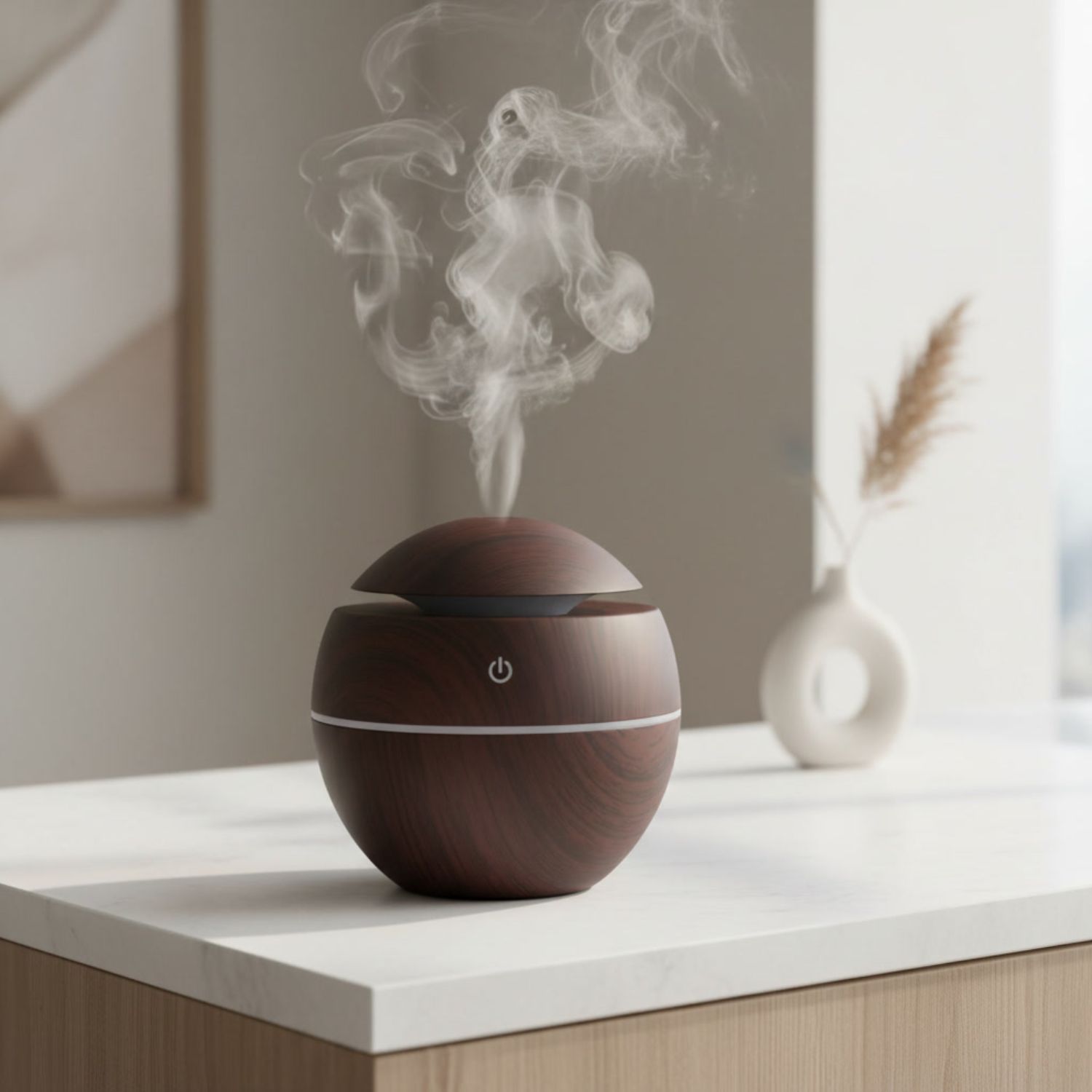 PACK HUMIDIFICADOR 12 ESCENCIAS ASPECTO MADERA OSCURO RELAJACION - 6