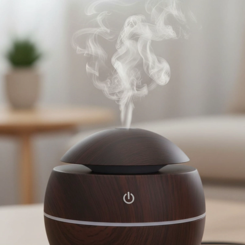 PACK 2 HUMIDIFICADORES 12 ESCENCIAS ASPECTO MADERA OSCURO RELAJACION - 4