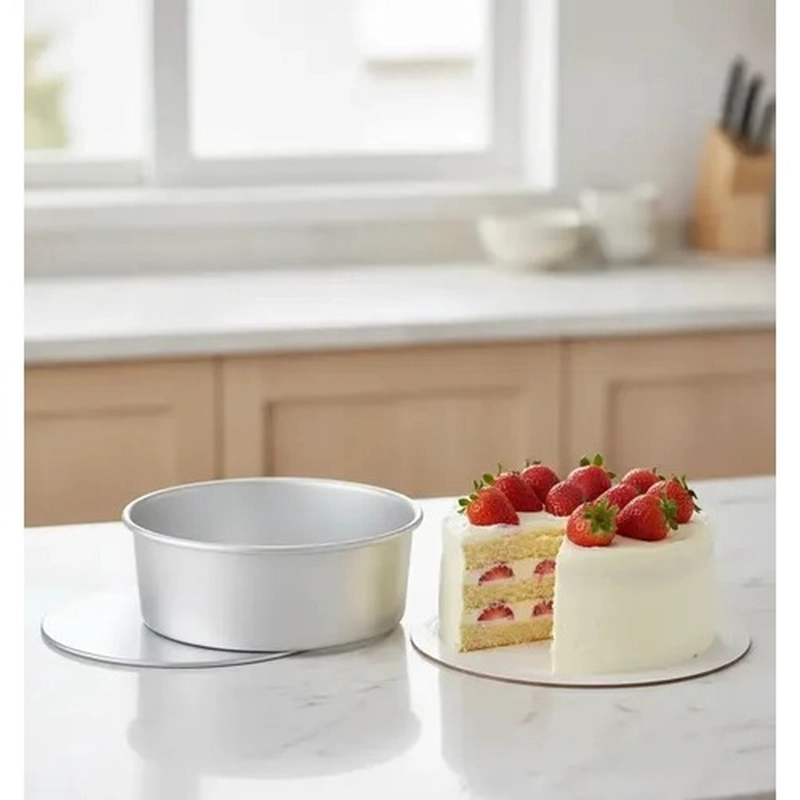 MOLDE TORTA REDONDO DESMONTABLE ALUMINIO 12CM QUEQUE TARTA - 3