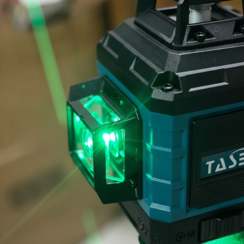 NIVEL LASER PROFESIONAL 16 LINEAS 4D VERDE TRIPODE MALETA - 4