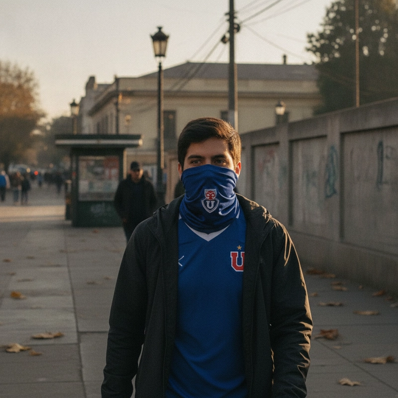 BANDANA MULTIFUNCIONAL CUELLO DEPORTIVO UNIVERSIDAD CHILE - 4