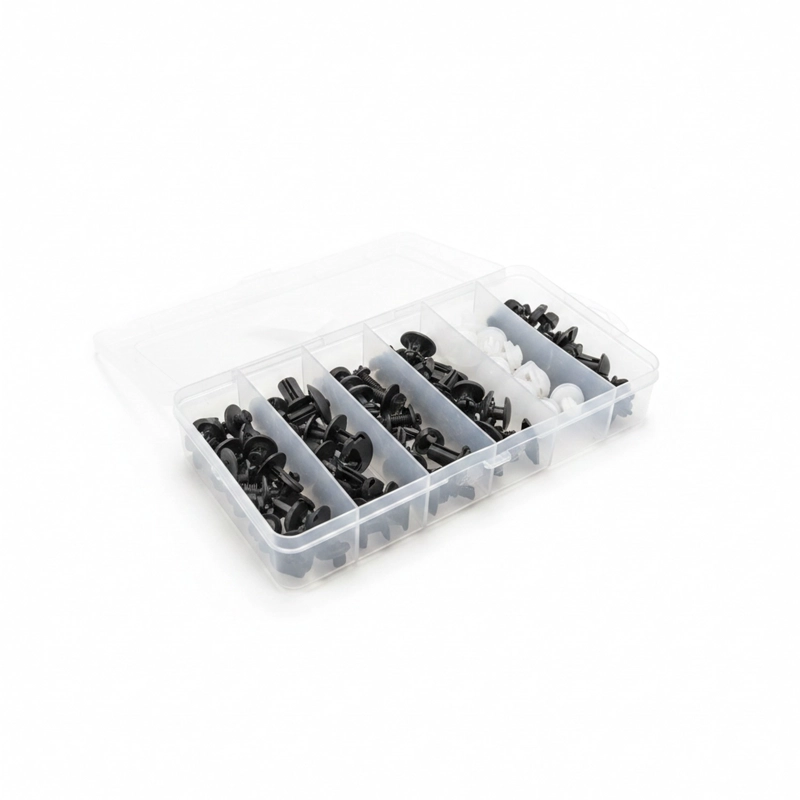 SET 50 TAPONES PUERTA CIERRE SEGURO CLIP RETENEDOR AUTO - 1